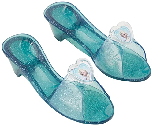 Rubie's 36170 Elsa Frozen - Zapatos con purpurina para niñas, Azul, Talla única