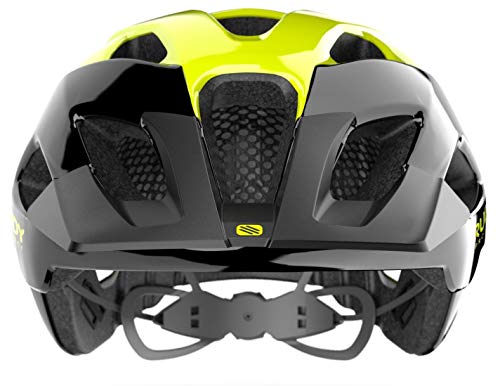 Rudy Project Crossway 2021 - Casco para bicicleta (talla S-M, 55-58 cm), color negro y amarillo