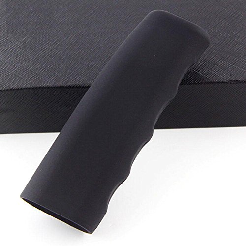 Rungao Funda de freno de mano de silicona para coche, mango de aparcamiento interior, funda para maletero de freno de mano, color negro