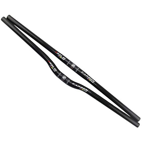 RXL SL Manillar 25.4 Manillar para MTB de Carbono Bicicleta montaña Negro Brillante 25.4 * 680mm