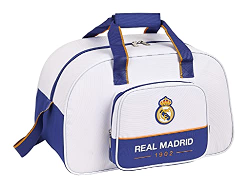 Safta Bolsa de Deporte de Real Madrid 1ª Equipación 21/22, 400x230x240 mm, Multicolor, M