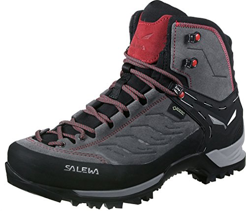 Salewa MS Mountain Trainer Mid Gore-TEX Botas de Senderismo, Charcoal/Papavero, 44 EU