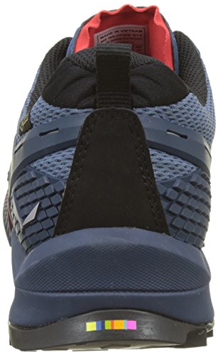 Salewa MS Wildfire Gore-TEX Zapatos de Senderismo, Dark Denim/Papavero, 43 EU