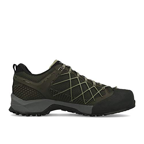 Salewa MS Wildfire Zapatos de Senderismo, Black Olive/Siberia, 42.5 EU