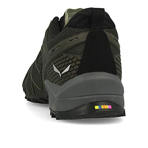 Salewa MS Wildfire Zapatos de Senderismo, Black Olive/Siberia, 42.5 EU