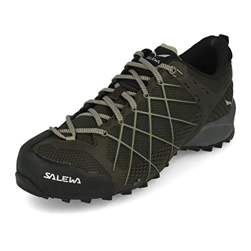 Salewa MS Wildfire Zapatos de Senderismo, Black Olive/Siberia, 42.5 EU