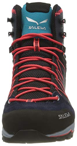 Salewa WS Mountain Trainer Lite Mid Gore-TEX Botas de Senderismo, Premium Navy/Blue Fog, 39 EU