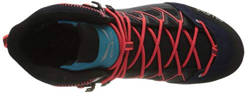 Salewa WS Mountain Trainer Lite Mid Gore-TEX Botas de Senderismo, Premium Navy/Blue Fog, 39 EU