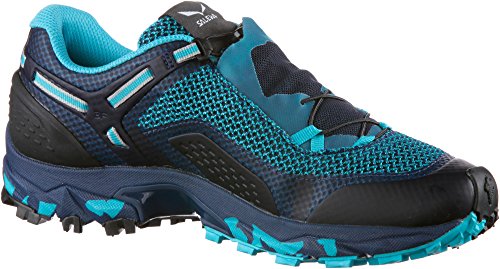 Salewa WS Ultra Train 2, Zapatillas para carrera de senderos Mujer, Azul (Capri/Poseidon), 36 EU