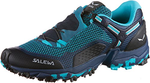 Salewa WS Ultra Train 2, Zapatillas para carrera de senderos Mujer, Azul (Capri/Poseidon), 36 EU