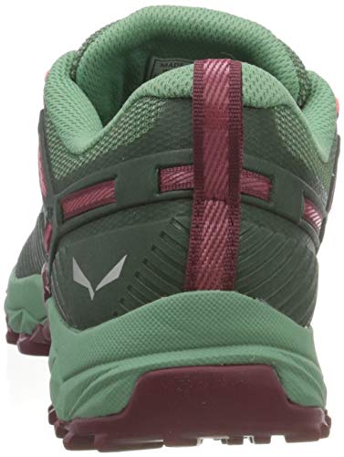 Salewa WS Ultra Train 3 Zapatillas de trail running, Duck Green/Rhododendon, 39 EU