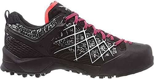 Salewa WS Wildfire Gore-TEX, Zapatos de Senderismo Mujer, Negro (Black/White), 36 EU