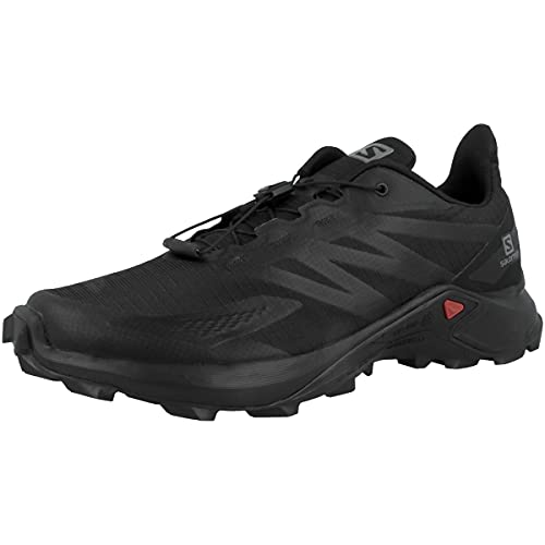 SALOMON Calzado Bajo Supercross Blast, Zapatillas de Trail Running Hombre, Black/Blac, 42 2/3 EU