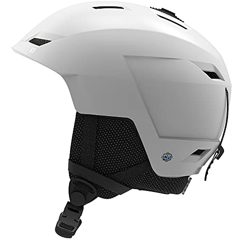 Salomon ICON LT Casco de esquí y snowboard para mujer, Ajuste regulable, Blanco (White), M (56-59 cm)