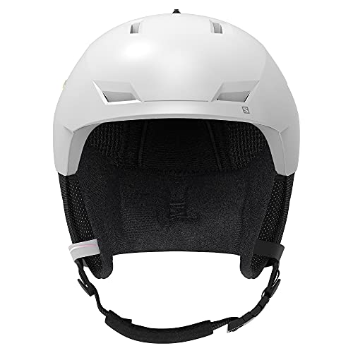 Salomon ICON LT Casco de esquí y snowboard para mujer, Ajuste regulable, Blanco (White), M (56-59 cm)