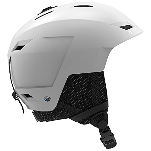 Salomon ICON LT Casco de esquí y snowboard para mujer, Ajuste regulable, Blanco (White), M (56-59 cm)