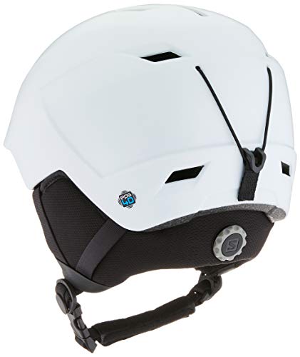 Salomon ICON LT Casco de esquí y snowboard para mujer, Ajuste regulable, Blanco (White), M (56-59 cm)