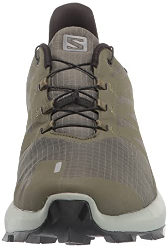 SALOMON Shoes Supercross 3, Zapatillas de Trail Running Hombre, Olive Night/Wrought Iron/Black, 45 1/3 EU