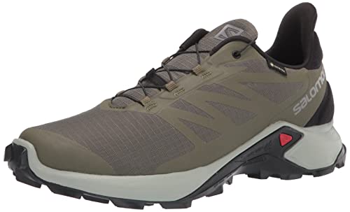 SALOMON Shoes Supercross 3, Zapatillas de Trail Running Hombre, Olive Night/Wrought Iron/Black, 45 1/3 EU