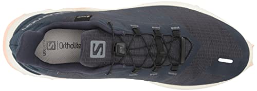 SALOMON Shoes Supercross 3, Zapatillas de Trail Running Mujer, India Ink/Vanilla Ice/Peachy Keen, 39 1/3 EU