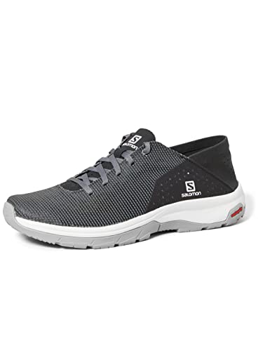 Salomon Tech Lite Hombre Zapatos de trekking, Gris (Quiet Shade/Black/Alloy), 48 EU