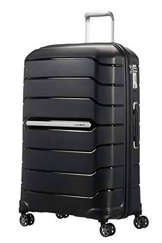 Samsonite Flux Spinner L Maleta Expansible, 75 cm, 111 L, Negro (Black)