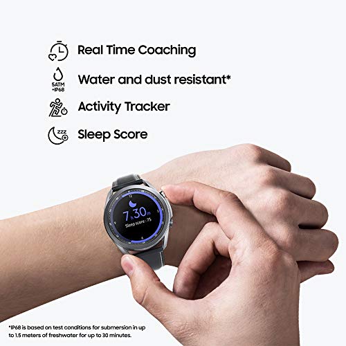 SAMSUNG Galaxy Watch 3 (LTE) 41mm - Smartwatch Mystic Silver