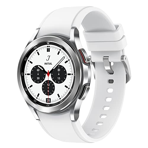 Samsung Galaxy Watch4 Classic – Smartwatch, Bisel Giratorio, Control de Salud, Seguimiento Deportivo, Bluetooth, 46 mm, Color Plata (Version ES)