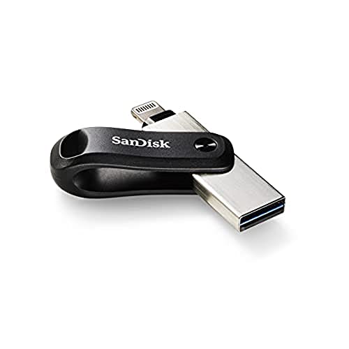 SanDisk iXpand Go - Memoria Flash USB de 128 GB para tu iPhone y iPad