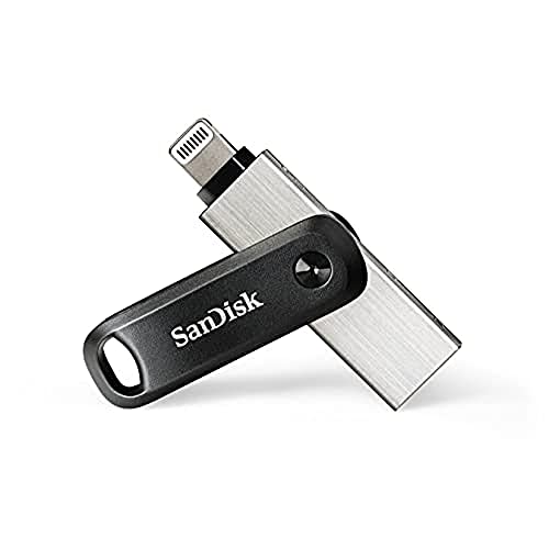 SanDisk iXpand Go - Memoria Flash USB de 128 GB para tu iPhone y iPad