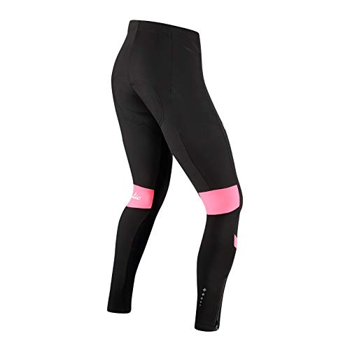 Santic Culote Ciclismo Mujer Térmico Culote Bicicleta Pantalones Largos de Ciclismo/Bicicleta EU XL