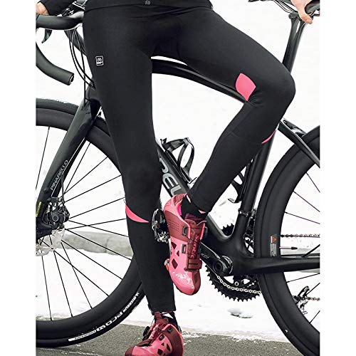 Santic Culote Ciclismo Mujer Térmico Culote Bicicleta Pantalones Largos de Ciclismo/Bicicleta EU XL