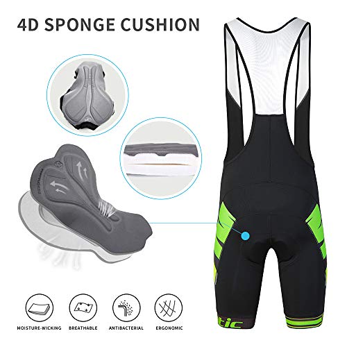 Santic Ropa Ciclismo Verano Hombre Set Ciclismo Maillot y Culotte Bicicleta Pad Traje MTB Spinning Bicicleta de Carretera Transpirable