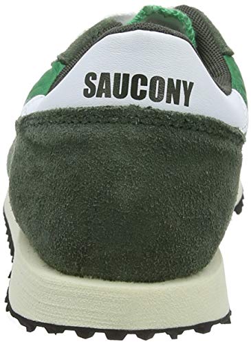 Saucony DXN Trainer Vintage, Zapatillas Hombre, Verde (Grn/Wht 3), 46 EU