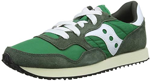 Saucony DXN Trainer Vintage, Zapatillas Hombre, Verde (Grn/Wht 3), 46 EU