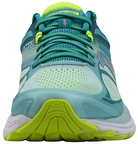 Saucony Guide 10 W, Zapatillas de Running para Mujer, Turquesa (Teal/Citron), 38 EU