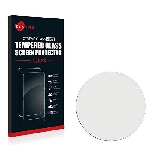 savvies Protector Cristal Templado Compatible con Wahoo Elemnt Rival Protector Pantalla Vidrio, Protección 9H, Pelicula Anti-Huellas