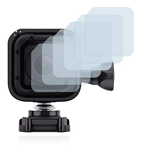 savvies Protector Pantalla Compatible con GoPro Hero4 Session Lente (Carcasa) (6 Unidades) Película Ultra Transparente