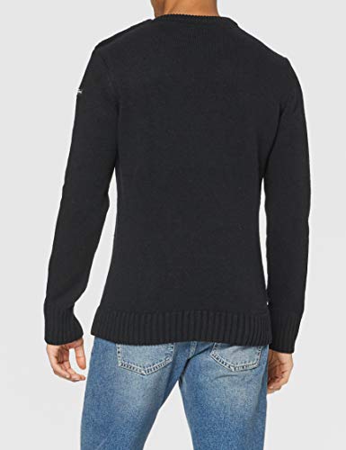 Schott NYC Ploutrider1, Suéter para Hombre, Negro (Black), Small