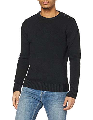 Schott NYC Ploutrider1, Suéter para Hombre, Negro (Black), Small