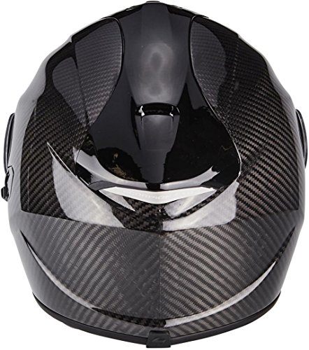 Scorpion 2476-25849 Casco para moto Exo 1400 Air Carbon Solid, negro, M