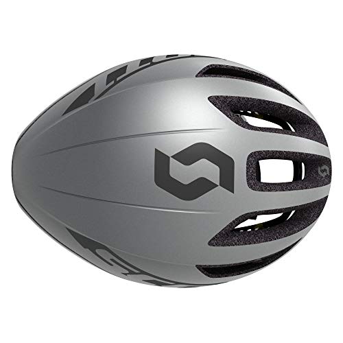 SCOTT 275183 Casco para Bicicleta, Unisex Adulto, Vog SIL/refl, S