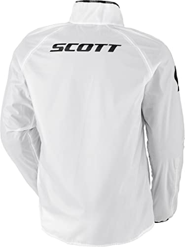 Scott Ergonomic Light DP 2020 - Chubasquero para moto o bicicleta, color blanco, Hombre, 246917, transparente, XXXL (58/60)