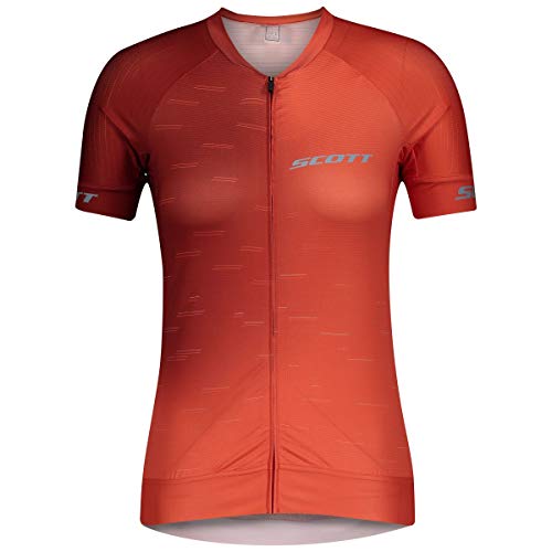 SCOTT Maillot RC Pro S/SL, Mujeres, Flame Red/GL BL, M (38/40)