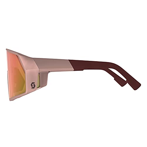 Scott Pro Shield - Gafas de ciclismo con cristales intercambiables (cristal), color rosa y cromado