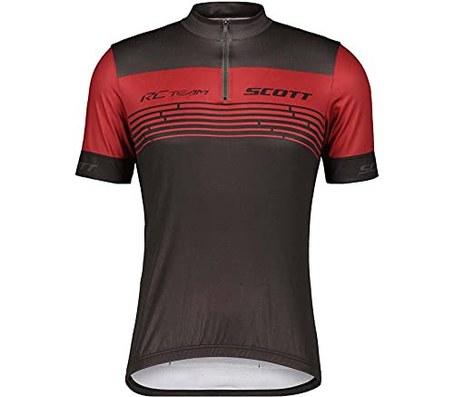 Scott RC Team 20 2022 - Maillot de ciclismo (corto), color negro y rojo