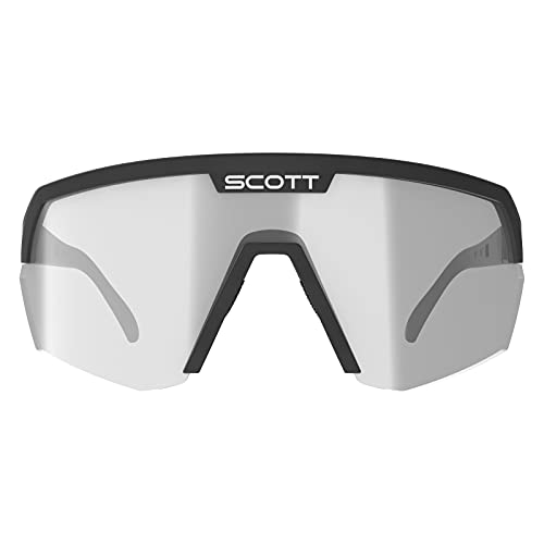 Scott Sport Shield - Gafas de ciclismo con cristales intercambiables, color negro y transparente