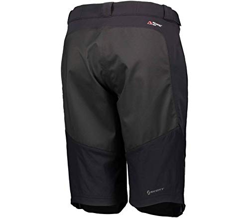 SCOTT Trail Storm Alpha 2020 - Pantalones Cortos de Lluvia para Bicicleta, Color Negro, Color Negro, tamaño XL (54/56)
