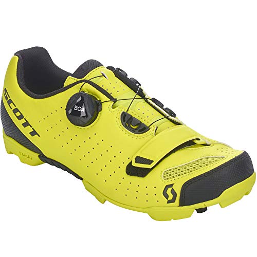 SCOTT Zapatilla MTB Future Pro Ciclismo, Juventud Unisex, Yellow/Black, 37