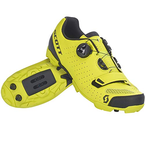 SCOTT Zapatilla MTB Future Pro Ciclismo, Juventud Unisex, Yellow/Black, 37